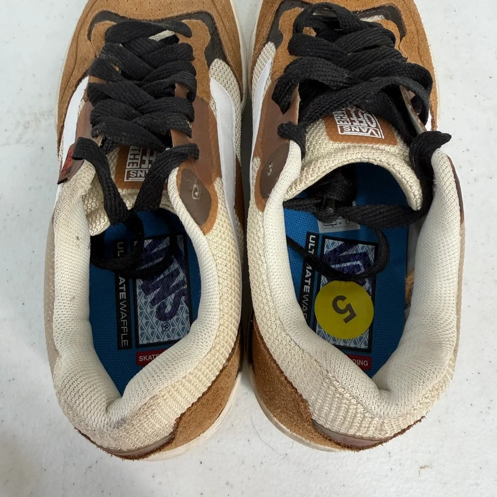Vans Off The Wall AVE 2.0 Brown Sugar Skateboarding Men's Shoes Size 5